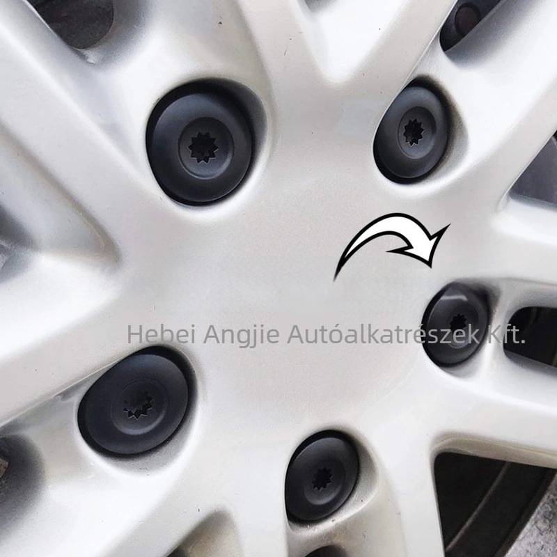 Volkswagen Touareg kerekgomb fejvédő, Angjie, modell 7L6601173A, anyag: nylon polipropilén