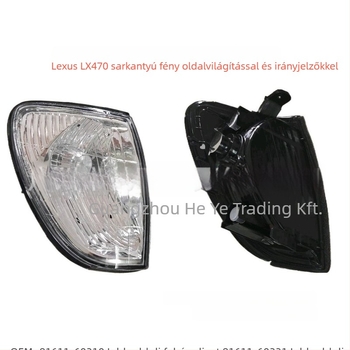 Tsuruno 81581-60240 Sarokfények Lexus LX470-hez (2003–2007), indexek, műanyag