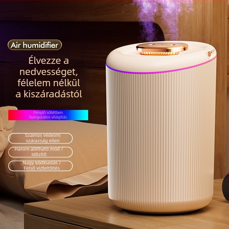 Párásító N8 | 4.1–6.0 L tartály | 2 gőzölő kimenet | 41–60 m² lefedettség | zaj ≤ 36 dB