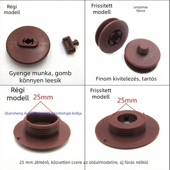 Autóhoz készült padlószőnyeg fix és levehető csattal, kettős rétegű kialakítás, bőr keret, fém csat
