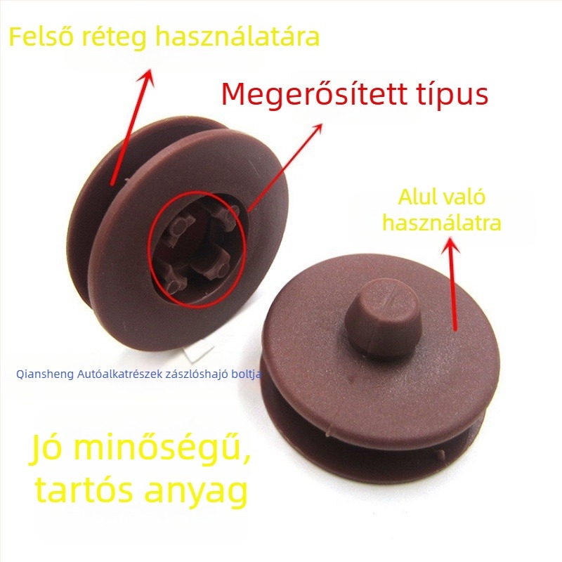 Autóhoz készült padlószőnyeg fix és levehető csattal, kettős rétegű kialakítás, bőr keret, fém csat