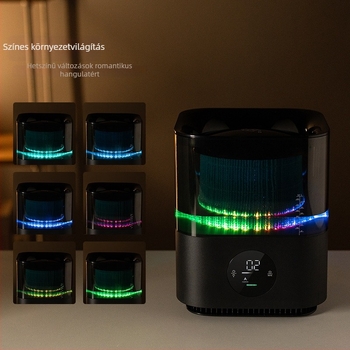 A30 asztali légtisztító és párásító – kétfunkciós, légáramlás 50 m³/h, zaj 36 dB alatt, USB tápellátás, 10 m²-es lefedettség