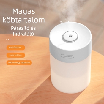 Csillagfényű párásító, kompakt, hordozható otthoni használatra, nagy köd kimenet, csendes működés, tisztítja a levegőt, éjjeli fény, születésnapi ajándék
