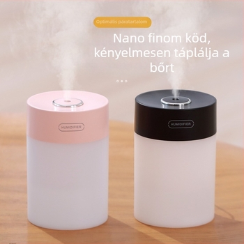 Csillagfényű párásító, kompakt, hordozható otthoni használatra, nagy köd kimenet, csendes működés, tisztítja a levegőt, éjjeli fény, születésnapi ajándék