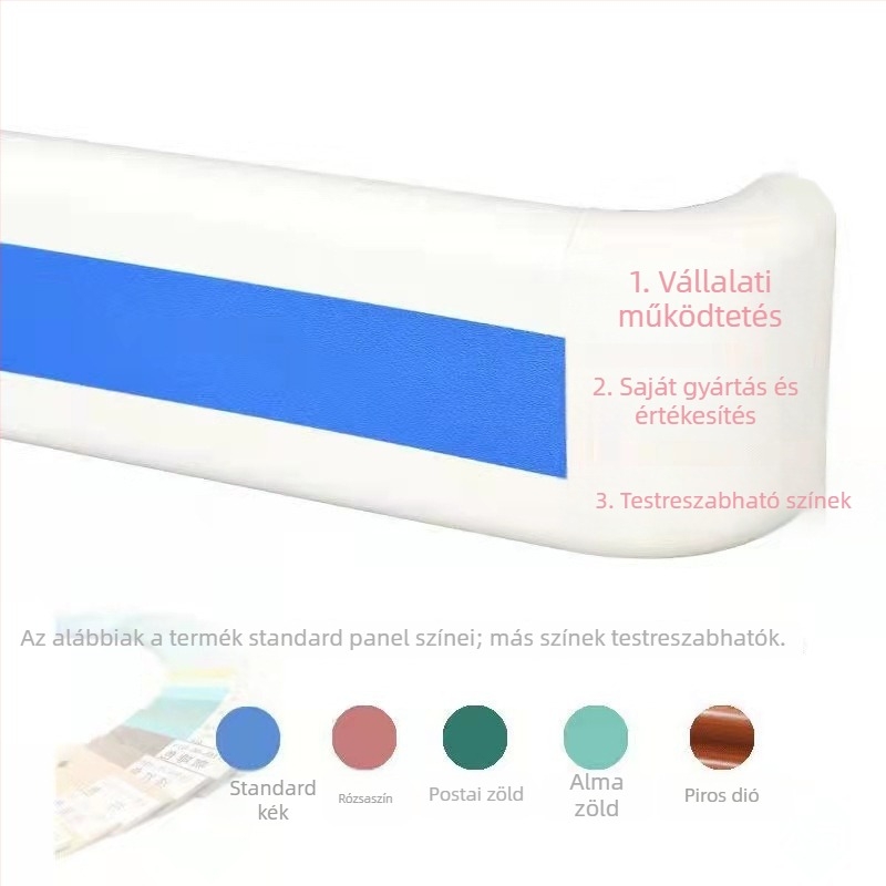 Cologne kórházi folyosói kapaszkodó PVC panellel, ütközésgátló, 140 cm