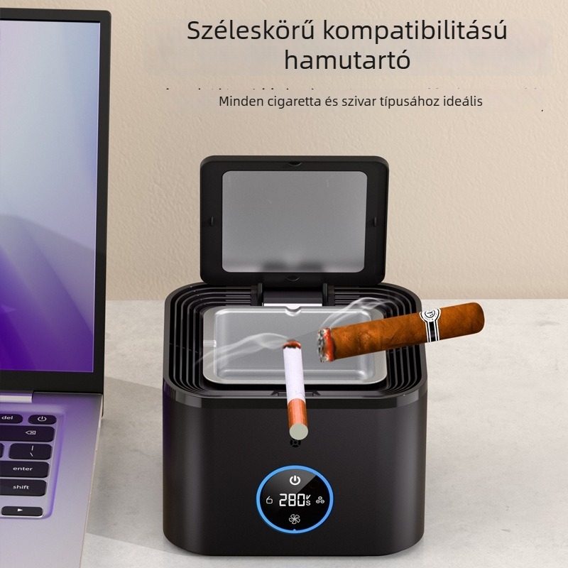Negatív ionos légtisztító érzékelővel, eltávolítja a passzív dohányzás szagát, vezeték nélküli és hordozható