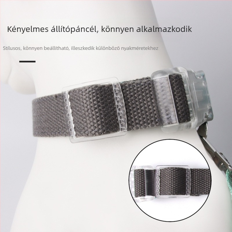 Color-block mintázatú nylon kutyaszíj sállal, kopásálló nylon, kutyáknak, egész szezonban használható
