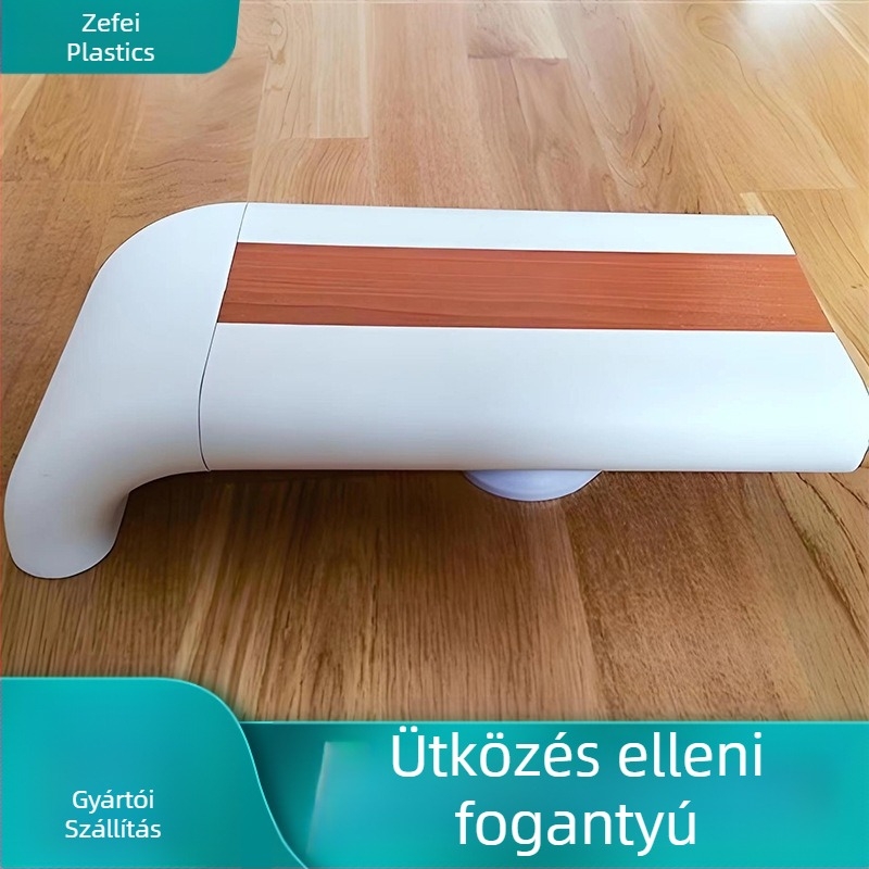 Fali kézkorlát folyosókhoz kórházakban és gondozóintézményeknél, alumínium ötvözetből, ütés elleni védelemmel