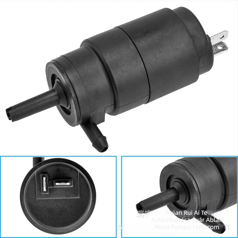 Szélvédőmosó pumpa motor – Motorealat, modell 99903940/46760972, kompatibilis VW, Opel, Fiat (Kód Rat077-m)