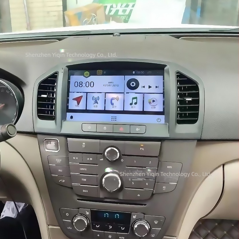 Buick Regal 2009–2013 Android 9 hüvelykes navigációs keret központi műszerfalhoz