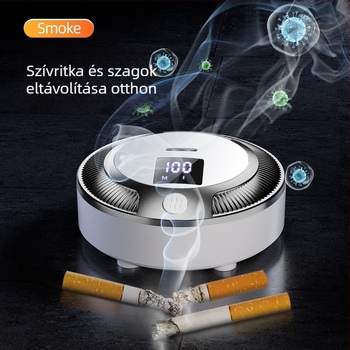Autóban használható légtisztító ozonos sterilizálással, szag- és formaldehid eltávolítással, 50 m3/h, USB-tápellátás