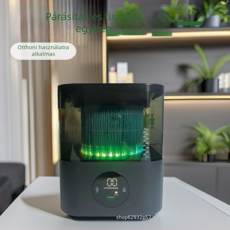 A30 okos 2-in-1 párásító és levegőtisztító kijelzővel, 31–40 m²-hez, víztartály 1.0–2.5 L, zaj < 36 dB, teljesítmény 25 W
