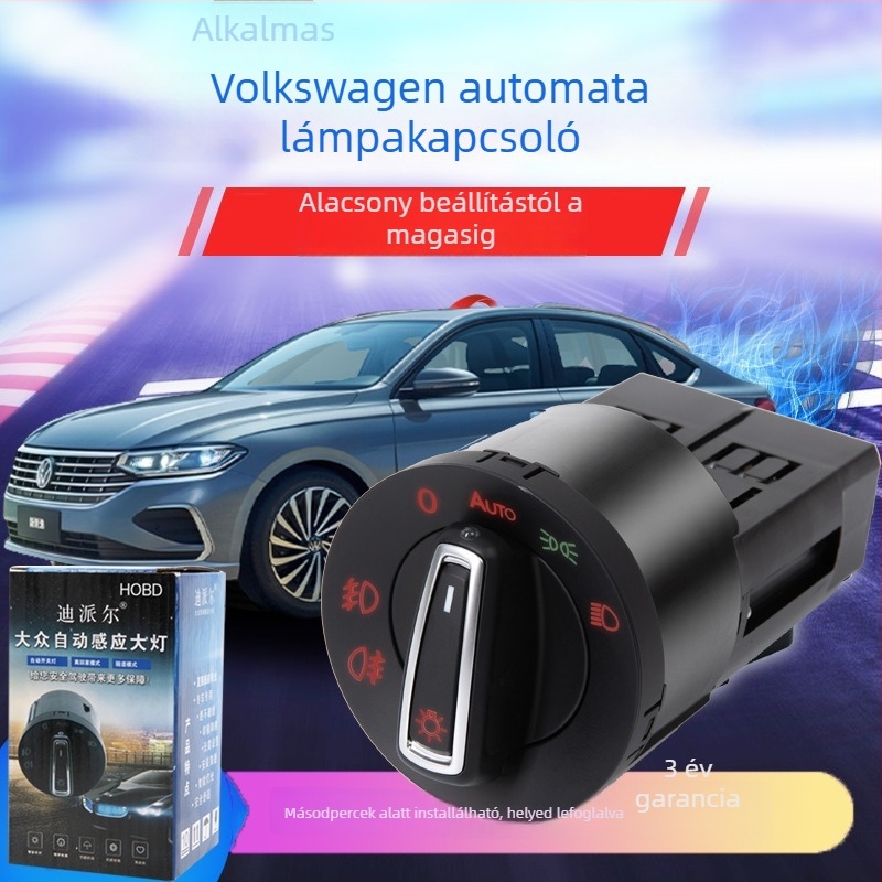 Dipal OEM automata fényszórónyitó VW-modellekhez, kompatibilis 123 modellel