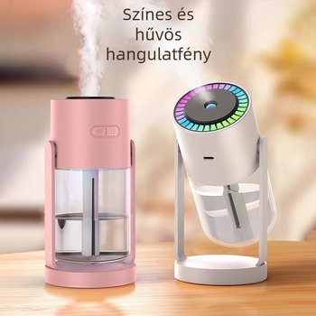 Színes pohár alakú USB-s párásító, asztalra, hálószobába és otthonra, autóban is – levegőtisztító és aromadiffúzor