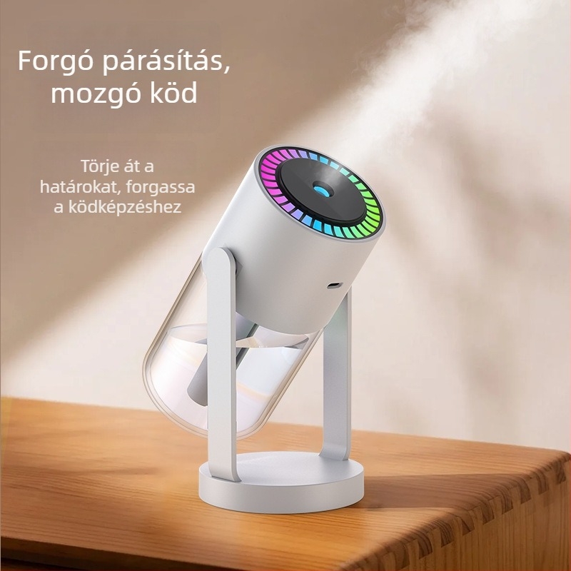 Színes pohár alakú USB-s párásító, asztalra, hálószobába és otthonra, autóban is – levegőtisztító és aromadiffúzor
