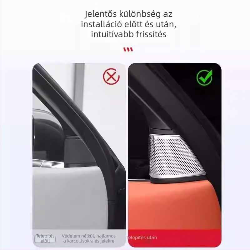 Ajtó alatti mélyhangszóró fedél autóhoz – belső védelem és hangdekoráció, IDEAL-hoz kompatibilis