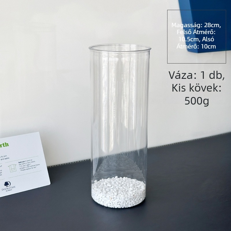 Gyanta virágcserép, padlón álló kivitel, egyszerű stílus, otthoni kertészkedéshez