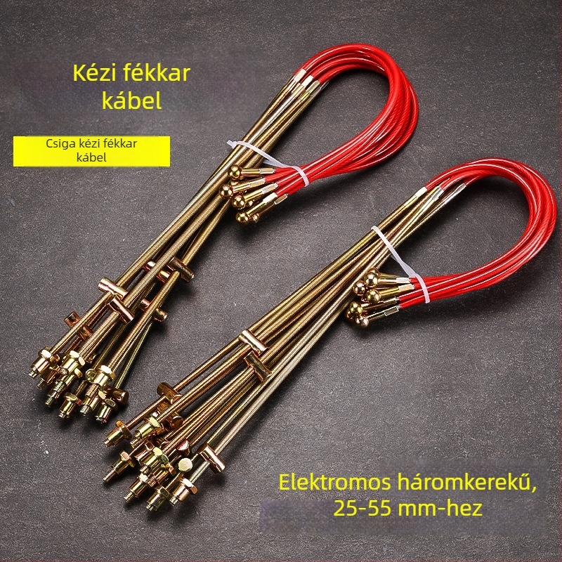 Kézifék kábel targoncához és elektromos háromkerekűhöz – galvanizált acél, modell P2999, Enjoy márka, általános kompatibilitás