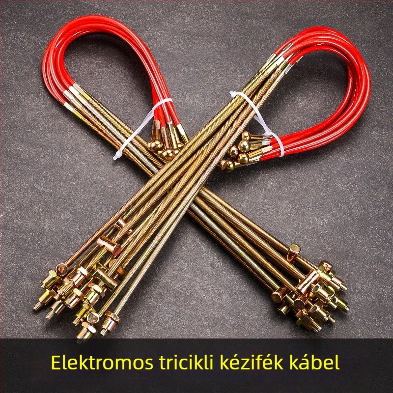 Kézifék kábel targoncához és elektromos háromkerekűhöz – galvanizált acél, modell P2999, Enjoy márka, általános kompatibilitás