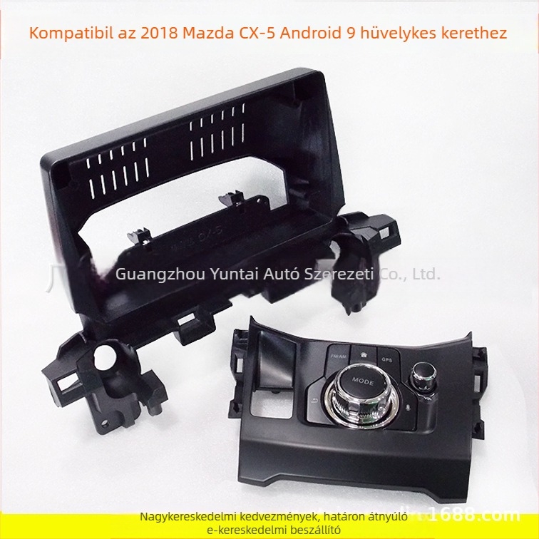 Android autó navigációs keret DVD módosító panellel a Mazda CX-5 2018-hoz – MA-68, műanyag keret
