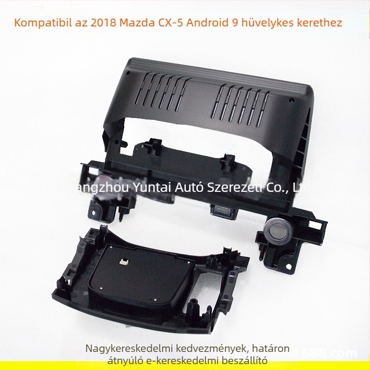 Android autó navigációs keret DVD módosító panellel a Mazda CX-5 2018-hoz – MA-68, műanyag keret