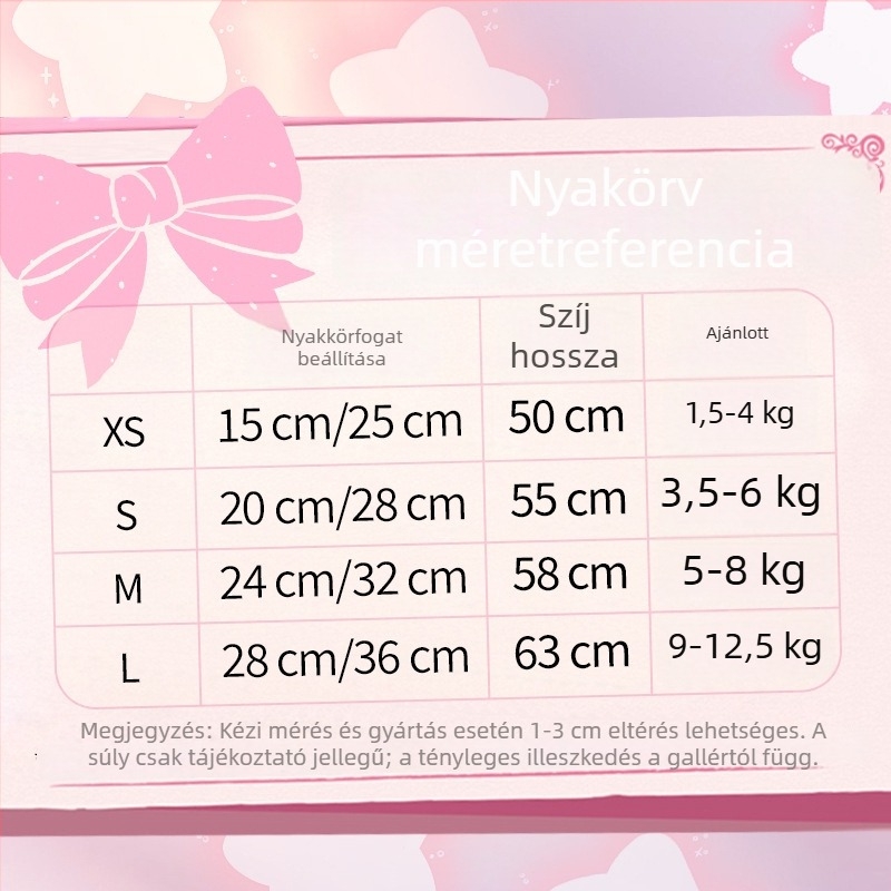 Szatén kisállat sál masnis, állítható csomóval, macska és kutya számára, medál a nyakörvre