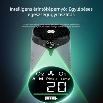 Légtisztító iroda és otthon illatmentesítésére, kisállat szagok eltávolítása, asztali minimalist dizájn