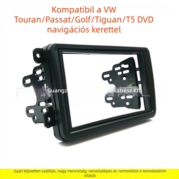 VW Tiguan, Kaidi Passat, T5 és Golf autó DVD navigációs keret – hangpanel módosító keret. Tömeg 0.6 kg; Anyag: műanyag; Márka: Yisen; Modell: Tiguan; Alkalmazható modellek: Kaidi Passat Tiguan.