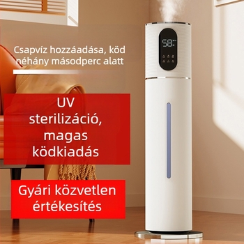 Wantu 2105B ultrahangos párásító otthonra, tartály 6.1–10 L, terület >60 m², zaj <36 dB, időzítő >8 óra