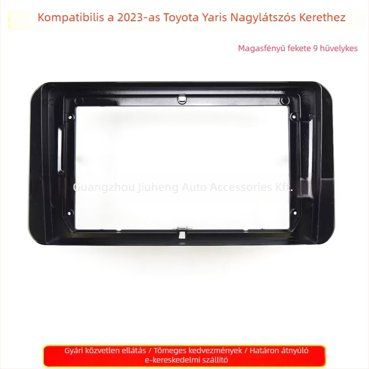 Android Autó Hangfelület Toyota Yaris 2023 – DVD Navigációs Keret, 12V, ABS, 500 g