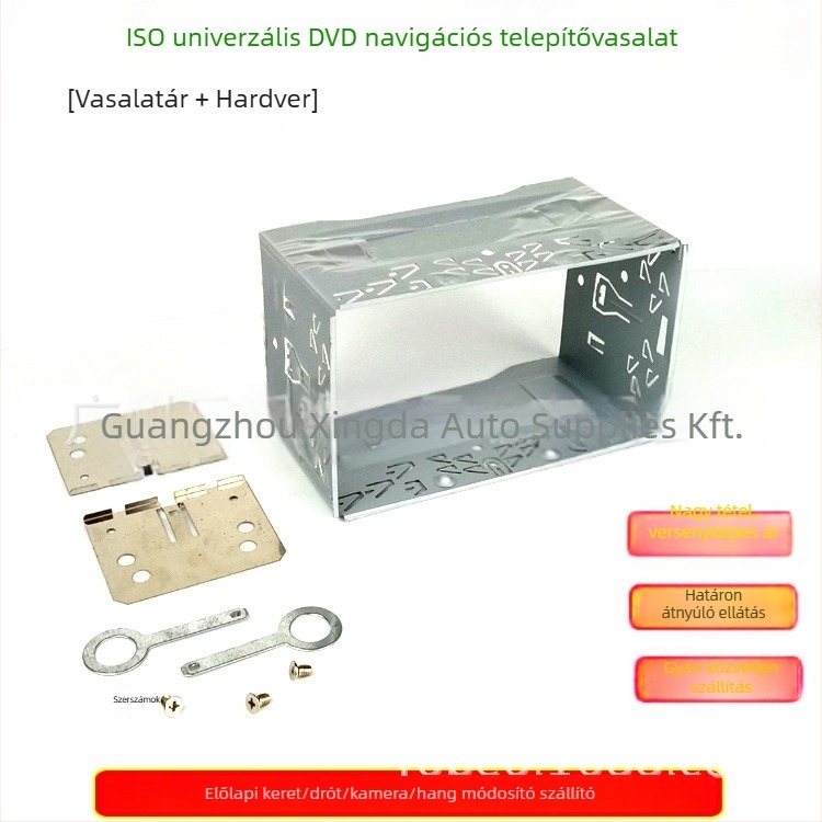 Autó DVD navigációs vas keret FRA001 – Kurtosis, vas, 0.35 kg, 2DIN-kompatibilis, rögzített telepítés