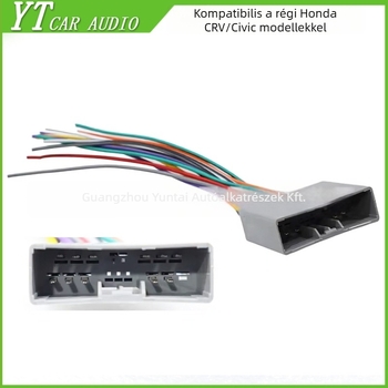 Kábelkötő konnektor autóhifihez Honda Old CR-V / Civic – réz, Evoresn/Yi Sen, DVD navigáció
