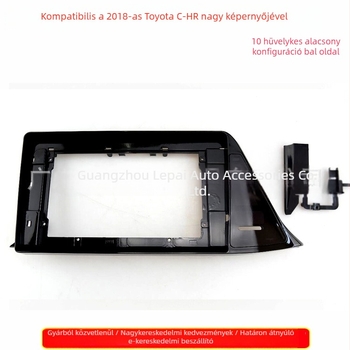 Android autóhifi panel DVD navigációval a 2018-as Toyota Yize/C-HR-hez, műanyag keret, 12V, 500 g, Peak