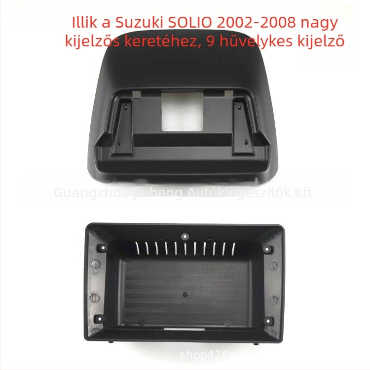 Suzuki SOLIO 2002-2008 Android DVD navigációs keret, ABS műanyag, 12V tápegység