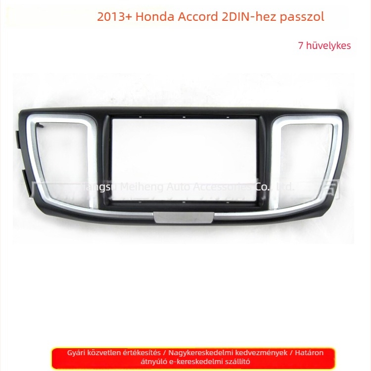 2DIN audio DVD navigációs panel keret Honda Accord 2013+ — ABS, 500 g, Peak Degree