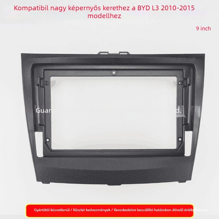 BYD L3 Android navigációs keret autóhifi/DVD panelhez (2010–2015), ABS anyag, 12V, 500 g