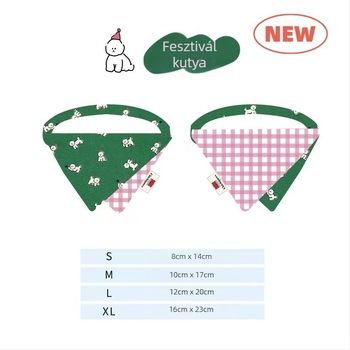 Háziállat nyálkendő karikatúra mintával, poliészter, twill szövés, nyomtatás