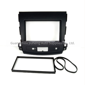 Mitsubishi Outlander CD/DVD navigációhoz 2DIN integrált műszerfal-panel keret – ABS, 12V, 500 g