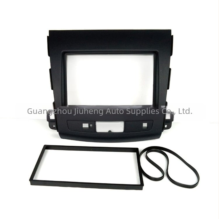 Mitsubishi Outlander CD/DVD navigációhoz 2DIN integrált műszerfal-panel keret – ABS, 12V, 500 g