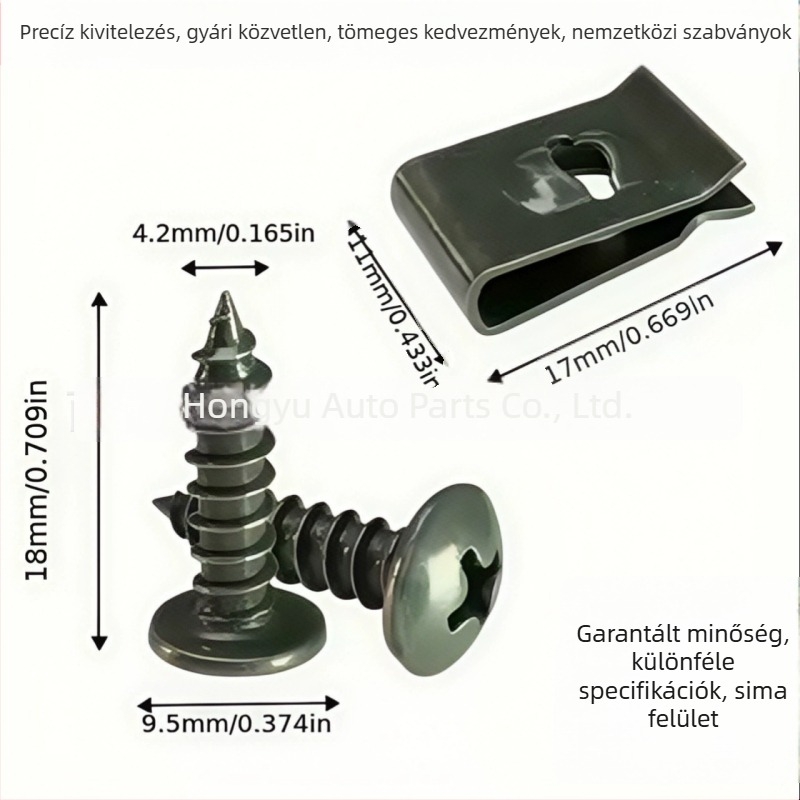 M4 M5 Motorkerékpár és autó elektromos pedál, műanyag védőfedél, fém tartó, önmetsző csavar, U-alakú csipesz, alap