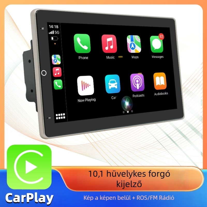 Autós Android navigációs rendszer mindent egyben, kapacitív érintőképernyő, 12V tápegység, 4x45W, univerzális kompatibilitás