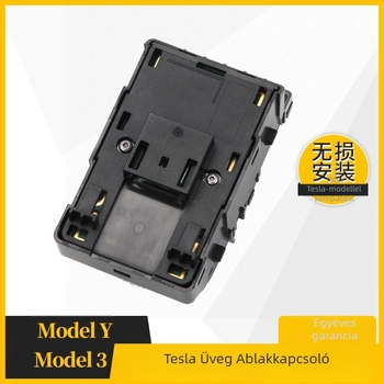 Tesla Model 3/Y ablakemelő kapcsoló, 12V, 40 g, 1081037-02-G/1081037-01-C