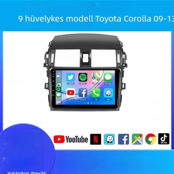 9 hüvelykes Android GPS navigációs rendszer Toyota Corolla (2009–2013) – All-in-One autós DVD