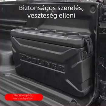 Oldalsó szerszámos doboz a pickup belsejében — BAODA V8 ABS