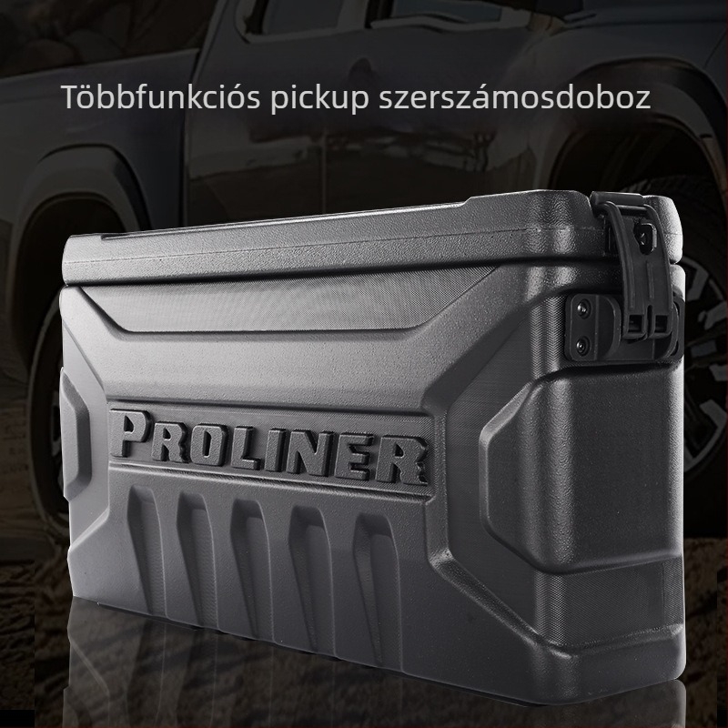 Oldalsó szerszámos doboz a pickup belsejében — BAODA V8 ABS