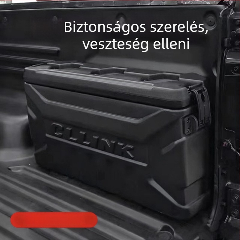 Oldalsó szerszámos doboz a pickup belsejében — BAODA V8 ABS