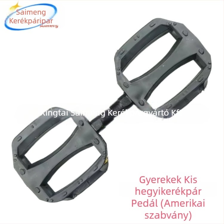 Gyerekeknek szánt mountain bike pedálok fényvisszaverő csíkokkal, csúszásmentes felülettel, anyag: műanyag/gyanta