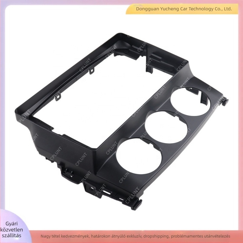 Mazda MX-5 Miata központi navigációs keret DVD-módosított panellel – ABS+PC, tömeg 1 kg, 2005–2015