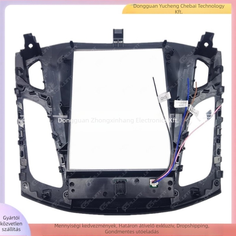Ford Focus központi konzol DVD panel navigációs keret | ABS+PC | 2012-2018 | 2kg