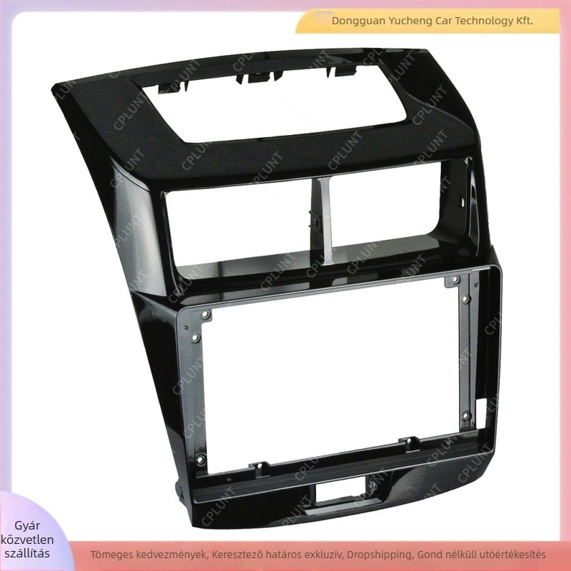 Autó navigációs keret a Toyota Avanza és a Daihatsu Xenia számára | ABS+PC anyag, kompatibilis modell lek 2011–2019, súly 1 kg, DVD panel és hangrendszer telepítéséhez